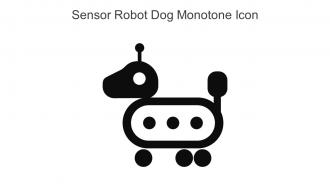 Sensor Robot Dog Monotone Icon In Powerpoint Pptx Png And Editable Eps Format