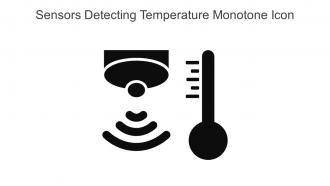 Sensors Detecting Temperature Monotone Icon In Powerpoint Pptx Png And Editable Eps Format
