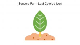 Sensors Farm Leaf Colored Icon In Powerpoint Pptx Png And Editable Eps Format
