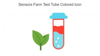 Sensors Farm Test Tube Colored Icon In Powerpoint Pptx Png And Editable Eps Format