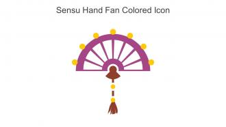 Sensu Hand Fan Colored Icon In Powerpoint Pptx Png And Editable Eps Format