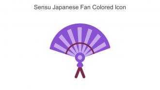 Sensu Japanese Fan Colored Icon In Powerpoint Pptx Png And Editable Eps Format