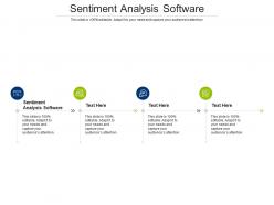 Sentiment analysis software ppt powerpoint presentation pictures graphics tutorials cpb
