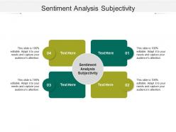 Sentiment analysis subjectivity ppt powerpoint presentation summary design templates cpb