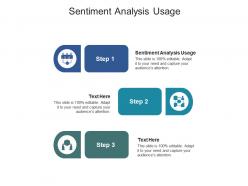 Sentiment analysis usage ppt powerpoint presentation styles tips cpb
