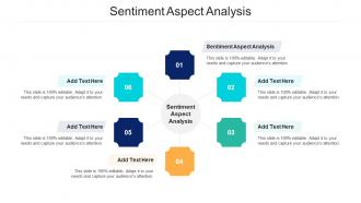 Sentiment Aspect Analysis Ppt Powerpoint Presentation Slides Mockup Cpb