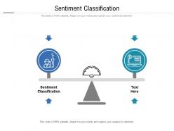 Sentiment classification ppt powerpoint presentation inspiration visuals cpb
