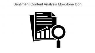 Sentiment Content Analysis Monotone Icon In Powerpoint Pptx Png And Editable Eps Format
