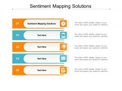 Sentiment mapping solutions ppt powerpoint presentation summary display cpb