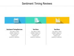 Sentiment timing reviews ppt powerpoint presentation portfolio structure cpb