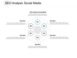 Seo analysis social media ppt powerpoint presentation layouts slides cpb