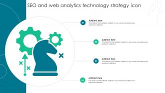 SEO And Web Analytics Technology Strategy Icon
