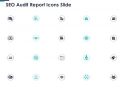 Seo audit report icons slide l1243 ppt powerpoint presentation styles