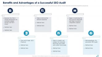 Seo audit report to improve organic search results and increase website traffic complete deck