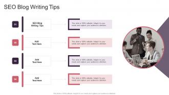 SEO Blog Writing Tips In Powerpoint And Google Slides Cpb
