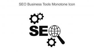 SEO Business Tools Monotone Icon In Powerpoint Pptx Png And Editable Eps Format