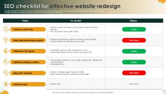 SEO Checklist For Effective Website Redesign