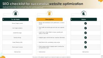SEO Checklist For Successful Website Optimization
