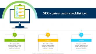 SEO Content Audit Checklist Icon