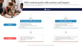 SEO Content Goals With SEO Strategy To Increase Content Visibility Strategy SS V