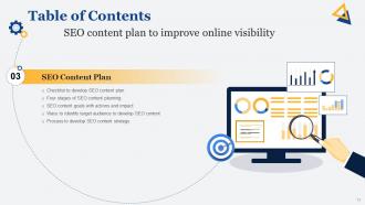 SEO Content Plan To Improve Online Visibility Powerpoint Presentation Slides Strategy CD Professionally Template