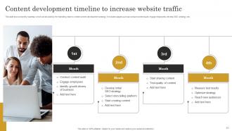 SEO Content Plan To Improve Website Traffic Strategy CD V Slides Graphical