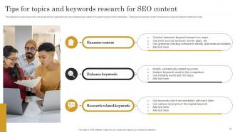 SEO Content Plan To Improve Website Traffic Strategy CD V Customizable Graphical