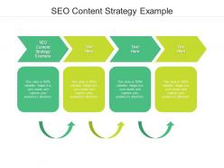 Seo content strategy example ppt powerpoint presentation show templates cpb