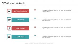 Seo Content Writer Job In Powerpoint And Google Slides Cpb