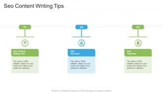 SEO Content Writing Tips In Powerpoint And Google Slides Cpb