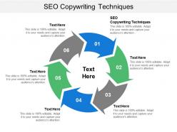 Seo copywriting techniques ppt powerpoint presentation file outfit cpb