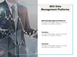 Seo data management platforms ppt powerpoint presentation professional deck cpb