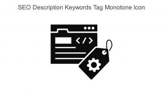 SEO Description Keywords Tag Monotone Icon In Powerpoint Pptx Png And Editable Eps Format