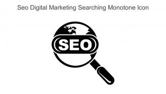 SEO Digital Marketing Searching Monotone Icon In Powerpoint Pptx Png And Editable Eps Format