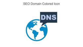 Seo Domain Colored Icon In Powerpoint Pptx Png And Editable Eps Format