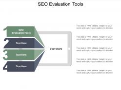 Seo evaluation tools ppt powerpoint presentation icon layout ideas cpb