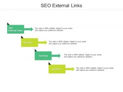 Seo external links ppt powerpoint presentation model slides cpb