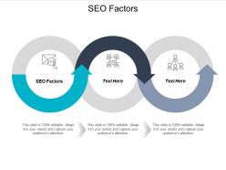 Seo factors ppt powerpoint presentation infographics example cpb