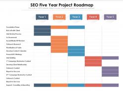 Seo five year project roadmap