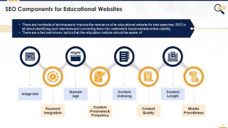 SEO For Education Industry Detailed Strategy And Action Plan Edu Ppt