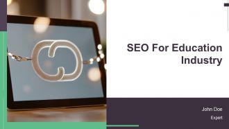 SEO For Education Industry Detailed Strategy And Action Plan PPT Slides AT