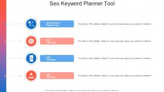 Seo Keyword Planner Tool In Powerpoint And Google Slides Cpb