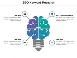 Seo keyword research ppt powerpoint presentation pictures design ideas cpb