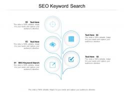 Seo keyword search ppt powerpoint presentation icon layouts cpb