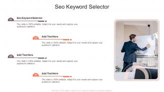 Seo Keyword Selector In Powerpoint And Google Slides Cpb