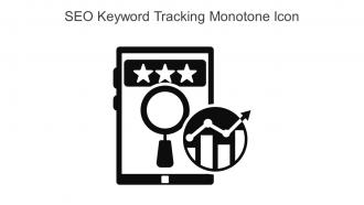 SEO Keyword Tracking Monotone Icon In Powerpoint Pptx Png And Editable Eps Format