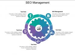 Seo management ppt powerpoint presentation summary maker cpb