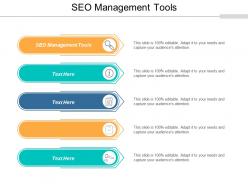 Seo management tools ppt powerpoint presentation model portfolio cpb