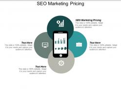 Seo marketing pricing ppt powerpoint presentation infographic template microsoft cpb