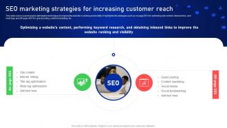 SEO Marketing Strategies For Increasing Customer Online And Offline Client Acquisition